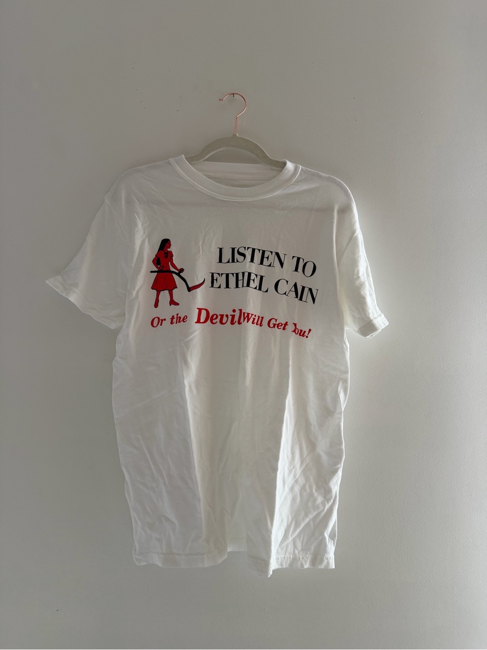 Listen to Ethel Cain Graphic Tee - White